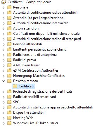 RDP Certificati (4)